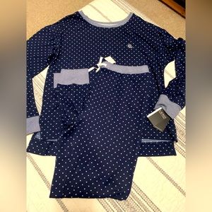 Women’s Ralph Lauren blue 2 pc pajama set